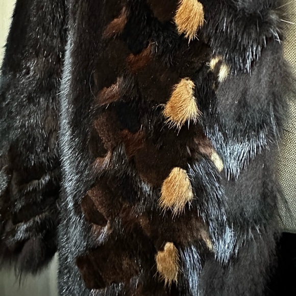 Very long mink coat from designer Dominic Ouzilleau (Lagerfeld, Chanel,…) - Picture 3 of 11